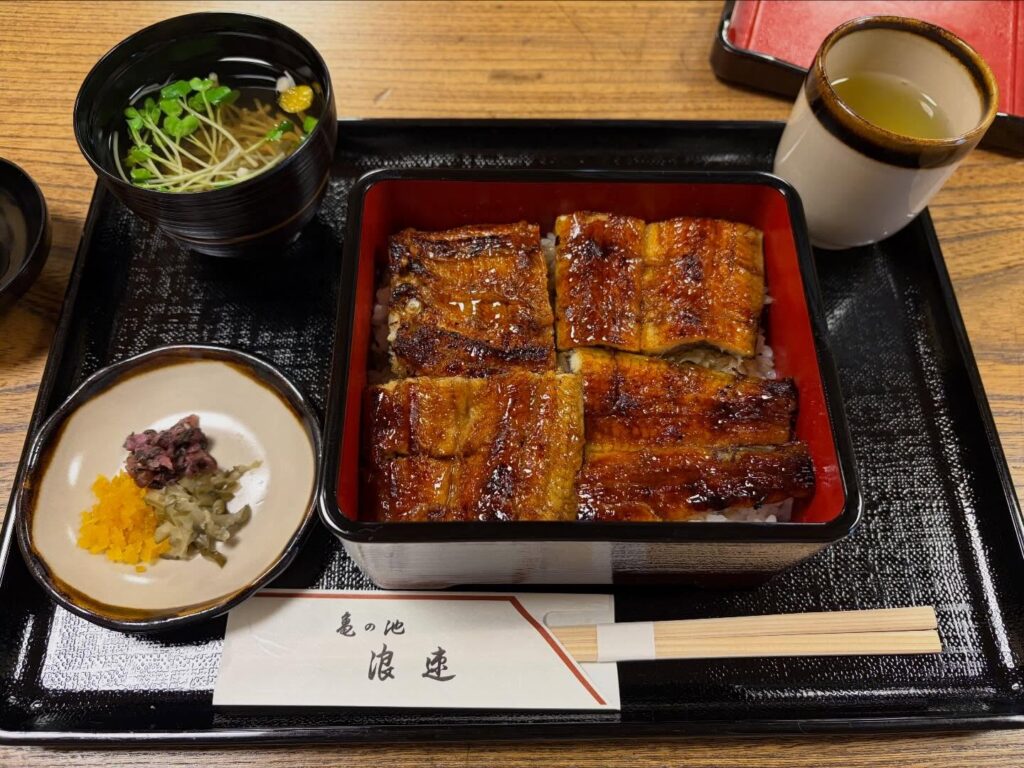 お昼の鰻